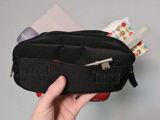 A Fittleworth stoma travel bag and ostomy travel bag